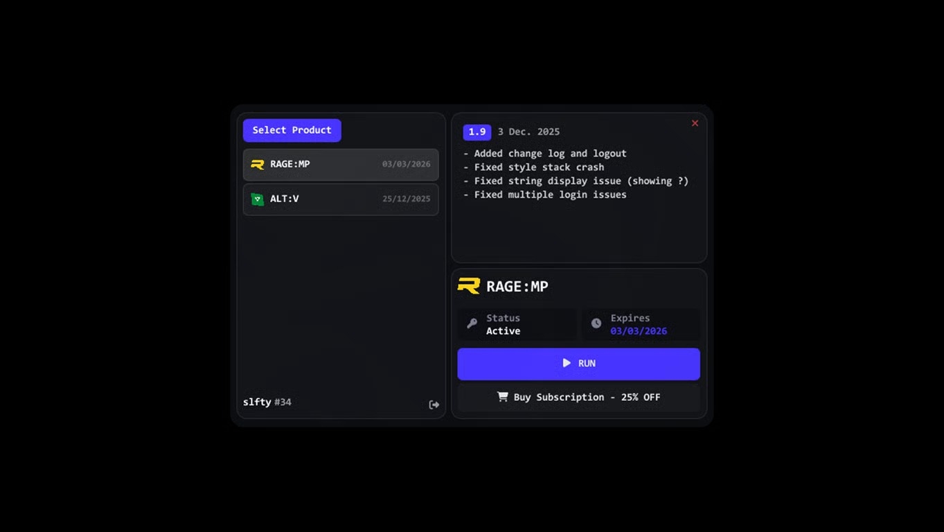 screenshot RAGE MP SPOOFER