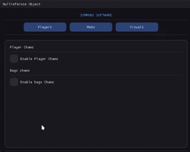 screenshot Simmoni chams