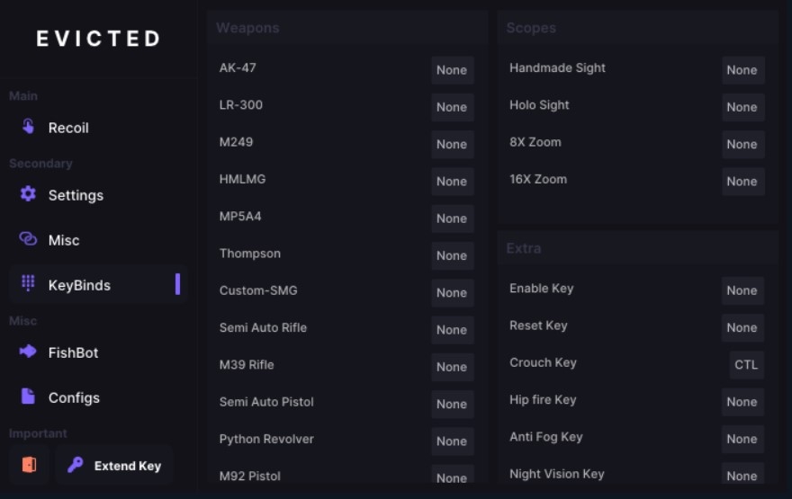 screenshot Evicted macros