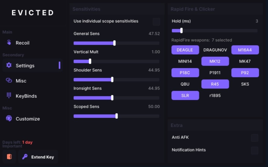 screenshot 2 Evicted macros