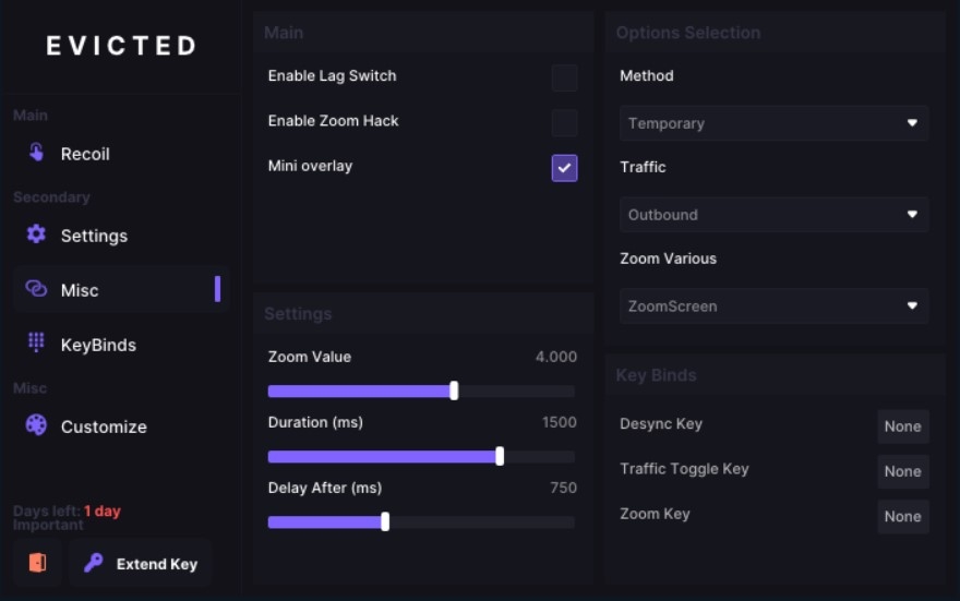 screenshot 5 Evicted macros